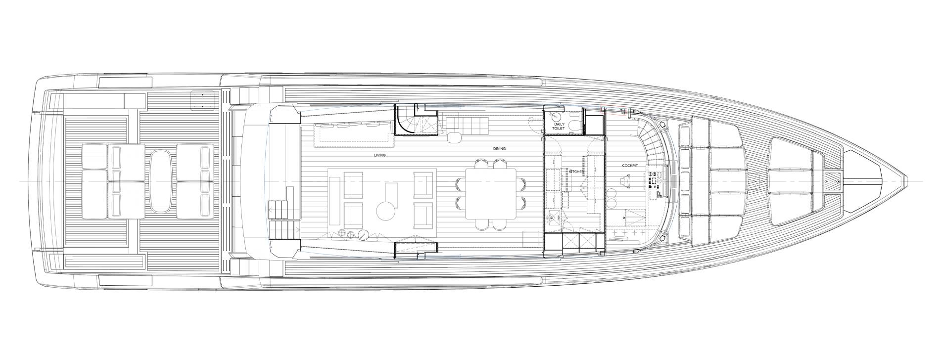 Sanlorenzo Yachts SP110 Main deck