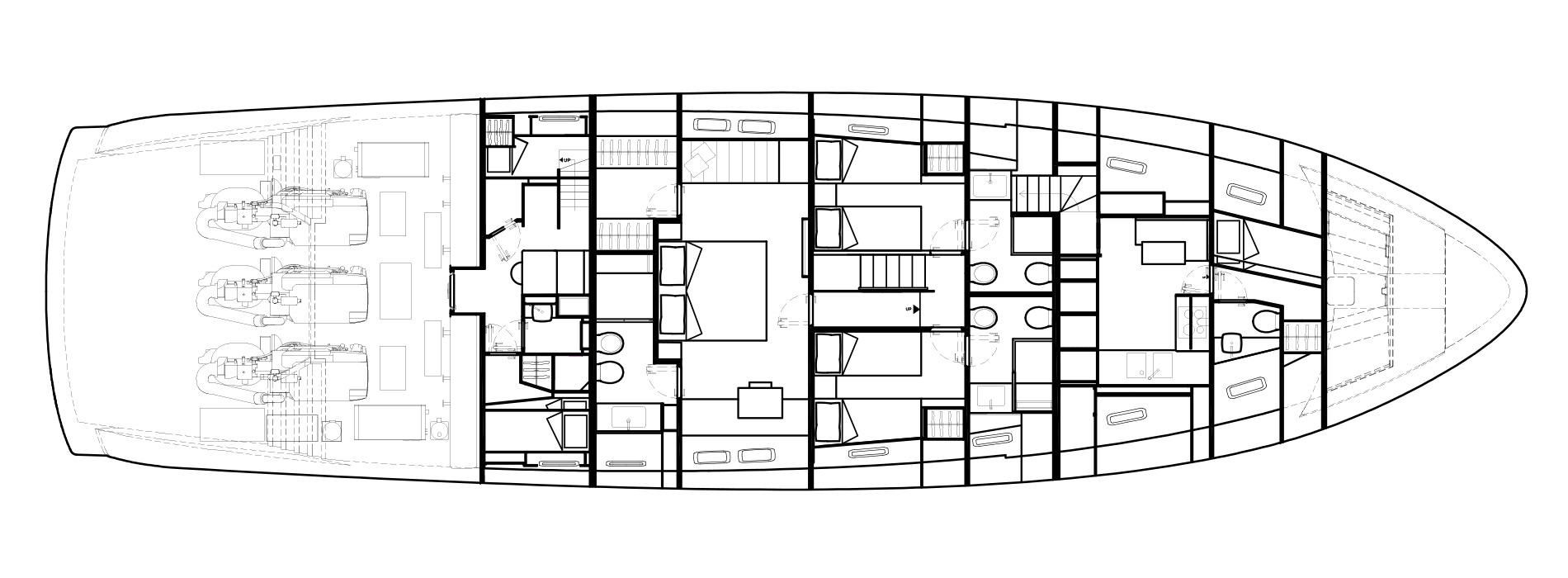 Sanlorenzo Yachts SX88 Lower Deck Version C