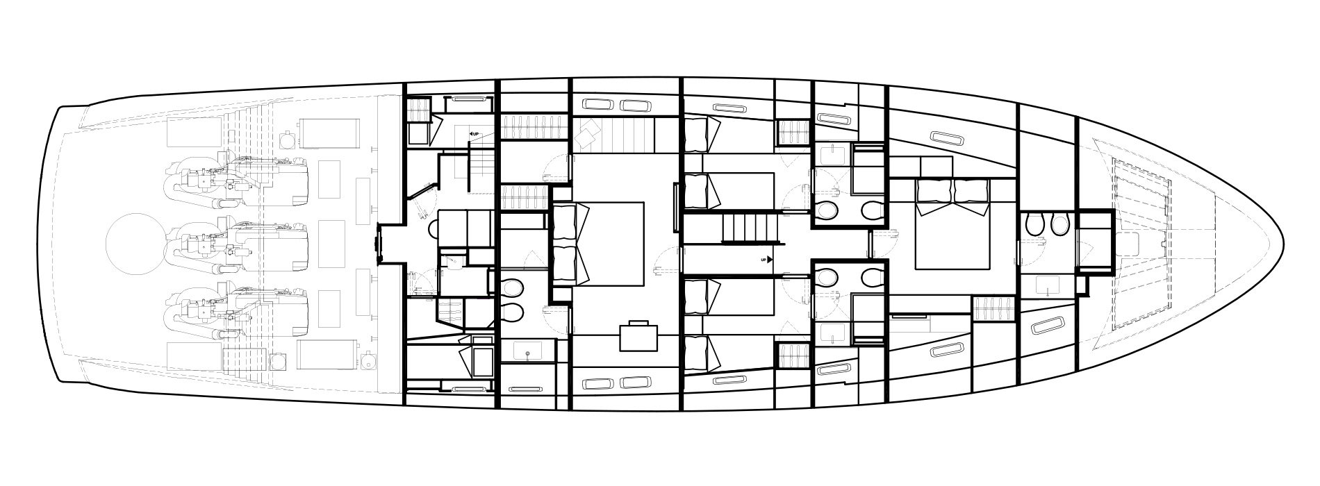 Sanlorenzo Yachts SX88 Lower Deck Version A